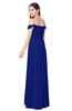 ColsBM Katelyn Electric Blue Bridesmaid Dresses Zip up A-line Floor Length Sweetheart Short Sleeve Gorgeous