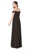 ColsBM Katelyn Fudge Brown Bridesmaid Dresses Zip up A-line Floor Length Sweetheart Short Sleeve Gorgeous