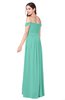 ColsBM Katelyn Mint Green Bridesmaid Dresses Zip up A-line Floor Length Sweetheart Short Sleeve Gorgeous