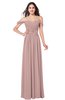 ColsBM Katelyn Nectar Pink Bridesmaid Dresses Zip up A-line Floor Length Sweetheart Short Sleeve Gorgeous