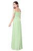 ColsBM Katelyn Pale Green Bridesmaid Dresses Zip up A-line Floor Length Sweetheart Short Sleeve Gorgeous
