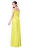 ColsBM Katelyn Pale Yellow Bridesmaid Dresses Zip up A-line Floor Length Sweetheart Short Sleeve Gorgeous