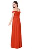 ColsBM Katelyn Persimmon Bridesmaid Dresses Zip up A-line Floor Length Sweetheart Short Sleeve Gorgeous