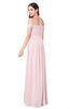 ColsBM Katelyn Petal Pink Bridesmaid Dresses Zip up A-line Floor Length Sweetheart Short Sleeve Gorgeous