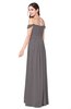 ColsBM Katelyn Ridge Grey Bridesmaid Dresses Zip up A-line Floor Length Sweetheart Short Sleeve Gorgeous