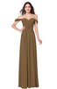 ColsBM Katelyn Truffle Bridesmaid Dresses Zip up A-line Floor Length Sweetheart Short Sleeve Gorgeous