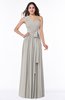 ColsBM Emmeline Ashes Of Roses Modern A-line Half Backless Chiffon Floor Length Ruching Plus Size Bridesmaid Dresses