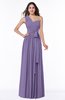 ColsBM Emmeline Chalk Violet Modern A-line Half Backless Chiffon Floor Length Ruching Plus Size Bridesmaid Dresses