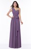 ColsBM Emmeline Chinese Violet Modern A-line Half Backless Chiffon Floor Length Ruching Plus Size Bridesmaid Dresses