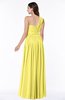 ColsBM Emmeline Yellow Iris Modern A-line Half Backless Chiffon Floor Length Ruching Plus Size Bridesmaid Dresses