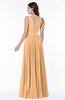 ColsBM Nicole Apricot Elegant A-line Sleeveless Chiffon Floor Length Pleated Plus Size Bridesmaid Dresses