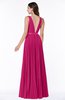 ColsBM Nicole Beetroot Purple Elegant A-line Sleeveless Chiffon Floor Length Pleated Plus Size Bridesmaid Dresses