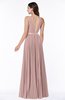 ColsBM Nicole Blush Pink Elegant A-line Sleeveless Chiffon Floor Length Pleated Plus Size Bridesmaid Dresses