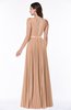 ColsBM Nicole Burnt Orange Elegant A-line Sleeveless Chiffon Floor Length Pleated Plus Size Bridesmaid Dresses
