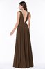 ColsBM Nicole Chocolate Brown Elegant A-line Sleeveless Chiffon Floor Length Pleated Plus Size Bridesmaid Dresses