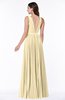 ColsBM Nicole Cornhusk Elegant A-line Sleeveless Chiffon Floor Length Pleated Plus Size Bridesmaid Dresses