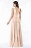 ColsBM Nicole Fresh Salmon Elegant A-line Sleeveless Chiffon Floor Length Pleated Plus Size Bridesmaid Dresses