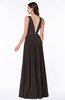ColsBM Nicole Fudge Brown Elegant A-line Sleeveless Chiffon Floor Length Pleated Plus Size Bridesmaid Dresses