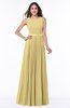 ColsBM Nicole Gold Elegant A-line Sleeveless Chiffon Floor Length Pleated Plus Size Bridesmaid Dresses