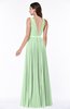 ColsBM Nicole Light Green Elegant A-line Sleeveless Chiffon Floor Length Pleated Plus Size Bridesmaid Dresses