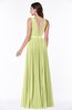 ColsBM Nicole Lime Green Elegant A-line Sleeveless Chiffon Floor Length Pleated Plus Size Bridesmaid Dresses