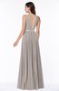 ColsBM Nicole Mushroom Elegant A-line Sleeveless Chiffon Floor Length Pleated Plus Size Bridesmaid Dresses