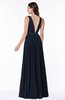 ColsBM Nicole Navy Blue Elegant A-line Sleeveless Chiffon Floor Length Pleated Plus Size Bridesmaid Dresses
