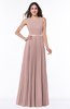 ColsBM Nicole Nectar Pink Elegant A-line Sleeveless Chiffon Floor Length Pleated Plus Size Bridesmaid Dresses