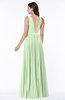 ColsBM Nicole Pale Green Elegant A-line Sleeveless Chiffon Floor Length Pleated Plus Size Bridesmaid Dresses