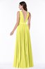ColsBM Nicole Pale Yellow Elegant A-line Sleeveless Chiffon Floor Length Pleated Plus Size Bridesmaid Dresses