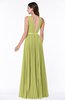 ColsBM Nicole Pistachio Elegant A-line Sleeveless Chiffon Floor Length Pleated Plus Size Bridesmaid Dresses