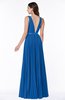 ColsBM Nicole Royal Blue Elegant A-line Sleeveless Chiffon Floor Length Pleated Plus Size Bridesmaid Dresses