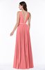 ColsBM Nicole Shell Pink Elegant A-line Sleeveless Chiffon Floor Length Pleated Plus Size Bridesmaid Dresses