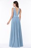 ColsBM Nicole Sky Blue Elegant A-line Sleeveless Chiffon Floor Length Pleated Plus Size Bridesmaid Dresses
