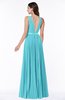 ColsBM Nicole Turquoise Elegant A-line Sleeveless Chiffon Floor Length Pleated Plus Size Bridesmaid Dresses
