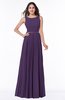 ColsBM Nicole Violet Elegant A-line Sleeveless Chiffon Floor Length Pleated Plus Size Bridesmaid Dresses