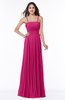 ColsBM Kailee Beetroot Purple Modern Spaghetti Zip up Floor Length Pleated Plus Size Bridesmaid Dresses
