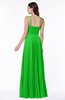 ColsBM Kailee Jasmine Green Modern Spaghetti Zip up Floor Length Pleated Plus Size Bridesmaid Dresses