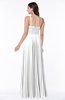 ColsBM Kailee White Modern Spaghetti Zip up Floor Length Pleated Plus Size Bridesmaid Dresses