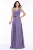 ColsBM Raquel Chalk Violet Elegant A-line Asymmetric Neckline Sleeveless Floor Length Sash Plus Size Bridesmaid Dresses