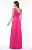 ColsBM Raquel Fandango Pink Elegant A-line Asymmetric Neckline Sleeveless Floor Length Sash Plus Size Bridesmaid Dresses