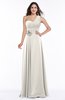 ColsBM Raquel Off White Elegant A-line Asymmetric Neckline Sleeveless Floor Length Sash Plus Size Bridesmaid Dresses