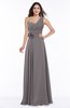ColsBM Raquel Ridge Grey Elegant A-line Asymmetric Neckline Sleeveless Floor Length Sash Plus Size Bridesmaid Dresses