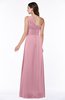ColsBM Raquel Rosebloom Elegant A-line Asymmetric Neckline Sleeveless Floor Length Sash Plus Size Bridesmaid Dresses