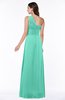 ColsBM Raquel Seafoam Green Elegant A-line Asymmetric Neckline Sleeveless Floor Length Sash Plus Size Bridesmaid Dresses