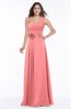 ColsBM Raquel Shell Pink Elegant A-line Asymmetric Neckline Sleeveless Floor Length Sash Plus Size Bridesmaid Dresses