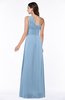 ColsBM Raquel Sky Blue Elegant A-line Asymmetric Neckline Sleeveless Floor Length Sash Plus Size Bridesmaid Dresses