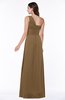 ColsBM Raquel Truffle Elegant A-line Asymmetric Neckline Sleeveless Floor Length Sash Plus Size Bridesmaid Dresses