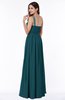 ColsBM Nova Blue Green Modern A-line Asymmetric Neckline Sleeveless Half Backless Chiffon Plus Size Bridesmaid Dresses