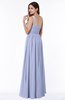 ColsBM Nova Blue Heron Modern A-line Asymmetric Neckline Sleeveless Half Backless Chiffon Plus Size Bridesmaid Dresses
